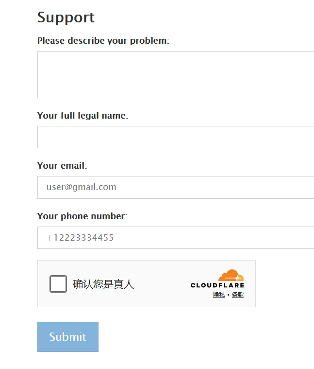 Telegram申诉页面中文翻译